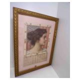 Framed 1899 Calendar w/Hood