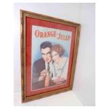 Framed Vintage Orange-Julep Advertisement