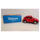 Vintage 1970 Red Volkswagen Bug Friction Toy Car