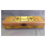 Antique Victorian Celluloid Necktie/Vanity Box