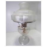 Vintage Aladdin Clear Glass Kerosene Table Lamp
