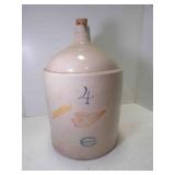 Antique Red Wing No. 4 Stoneware Shoulder Jug