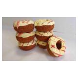 7 Piece Faux Donuts w/Crumb & Frosting Stage Prop