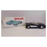 Vintage Luxe Car 1957 Black Chevy Corvette Toy Car