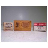 3 Boxes OLD Medical Quackery