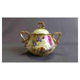 Antique Hand-Painted Porcelain "Nippon" Sugar Bowl