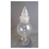 Vintage Tiffin Dakota Glass Apothecary Display Jar