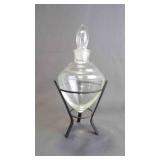 Vintage Apothecary Glass Show Globe w/Stopper