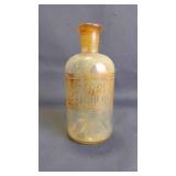 Antique "Ferri Perchloro" Apothecary Glass Bottle