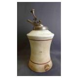 Antique "Hires" Ceramic Soda Syrup Pump Dispenser