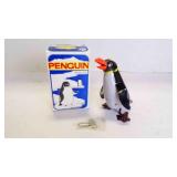 Vintage Rock & Roll Penguin Lithograph Wind-Up Toy