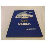 1963 Chevrolet Shop Mauel Supplement Paperback