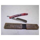Modern Straight Razor in Antique Straight Razor