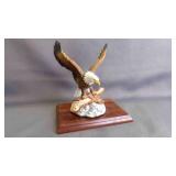 Vintage Porcelain American Bald Eagle Statue