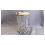 Vintage Wire Mesh Metal Fishing Chum & Bait Cage