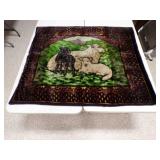 Authentic Antique Carriage Lap Blanket by LC Chase