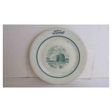 Vintage Restaurant-Ware Ceramic "Ford Logo" Plate