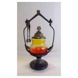 Beautiful Antique Victorian Pickle Castor w/Tong