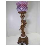 Antique Figural Cherub Countertop Cast Metal