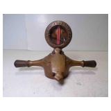 Antique Brass Car Era Dog Bone Style Moto Meter