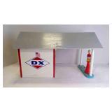 Vintage Wood DX Gasoline Toy Service Station