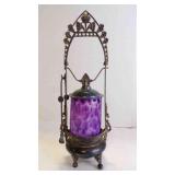 Beautiful Antique Victorian Pickle Castor w/Tong