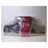 NEW 1946 Chrome Ford Center Grill Ornament