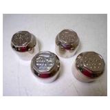NEW 1917 - 1927 Ford Model T Hubcaps Threaded Dust