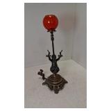 Antique Cast Metal Countertop Gas Cigar Lighter