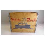 Vintage "White Rock" Sparkling Beverage Wood Crate