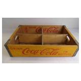 Vintage Coca-Cola Heavy-Duty Wood Bottle Crate