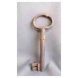 Antique Wrought Iron Skeleton Key - RUST/PATINA