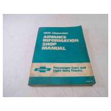 1976 Chevrolet Advance Information Shop Mauel -