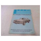 1977 New Product Information Product Assurance