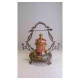 Beautiful Antique Victorian Pickle Castor w/Fork