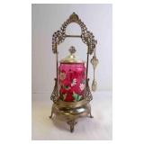 Beautiful Antique Victorian Pickle Castor w/Tong