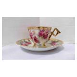 Vintage Ucagco Ceramics Co. Footed Teacup & Saucer