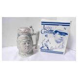 1999 Avon Ceramic "Babe Ruth" Lidded Beer Stein