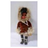 Vintage Carlson Eskimo/Inuit Collector Doll w/Faux