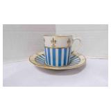 Vintage Inarco Co. Porcelain Espresso Cup & Saucer