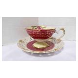 Vintage Japan Made Lusterware Teacup & Saucer