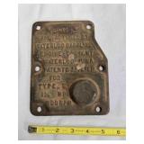 Waterloo Engine Governor Cover Plate
