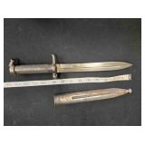 Vintage Swedish Model 1896 Mauser Bayonet, 14"