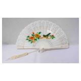 Vintage Mini Celluloid Fretwork Folding Hand Fan