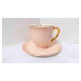 Vintage Puls Germany Ceramic Espresso Cup & Saucer