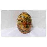 Vintage Satsuma-Style Porcelain Decorative Egg