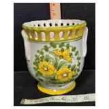 Meiselman Imports ceramic vase, 6" tall