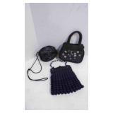3 Distinct Vintage Fashion Era Ladies Evening Bags
