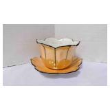 Vintage Peach & Mother-of-Pearl Dishes