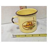 Monterrey Western Ware Chuckwagon cup, 3" tall